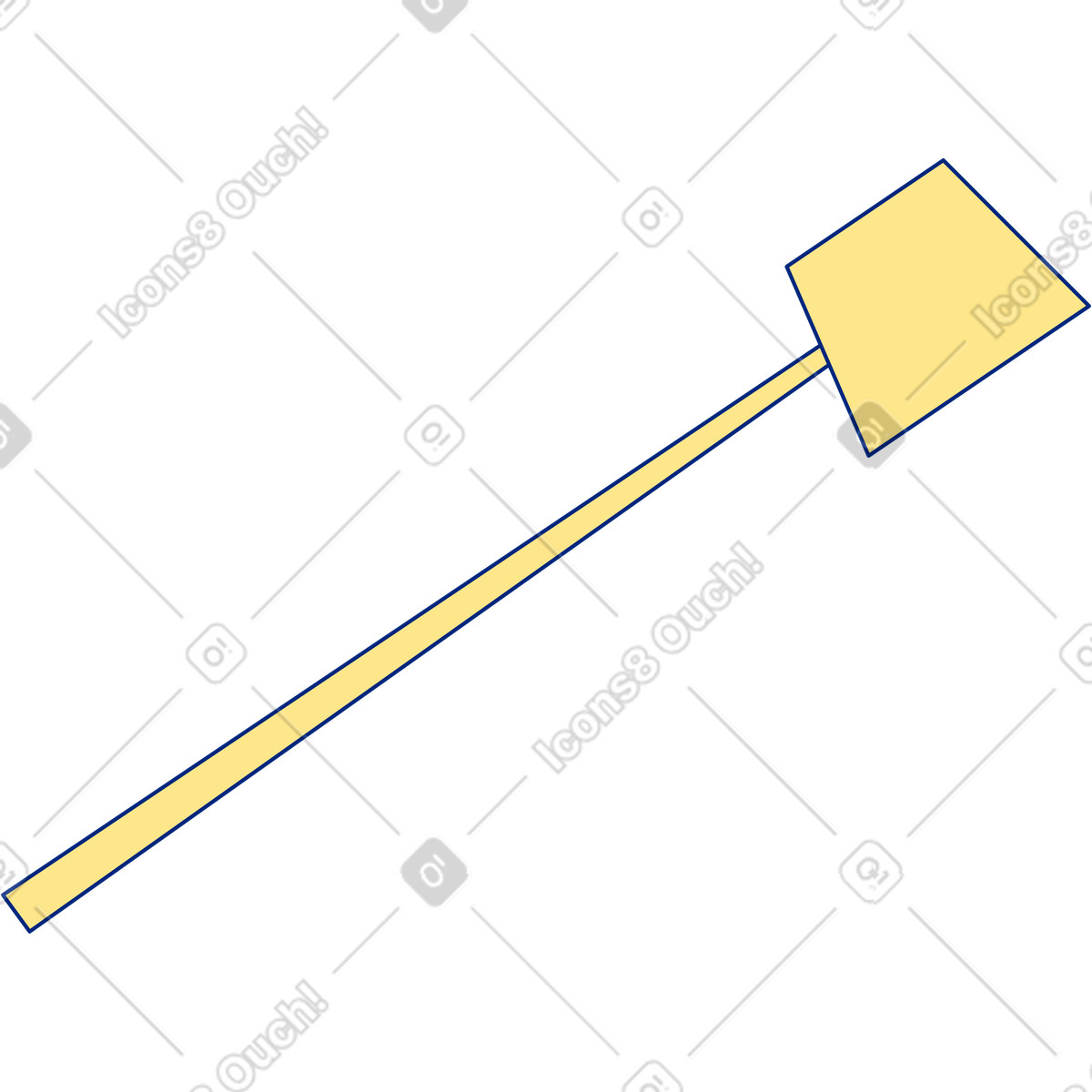 Hammer illustrazione in stile Neo-Sakura scarica in PNG, SVG