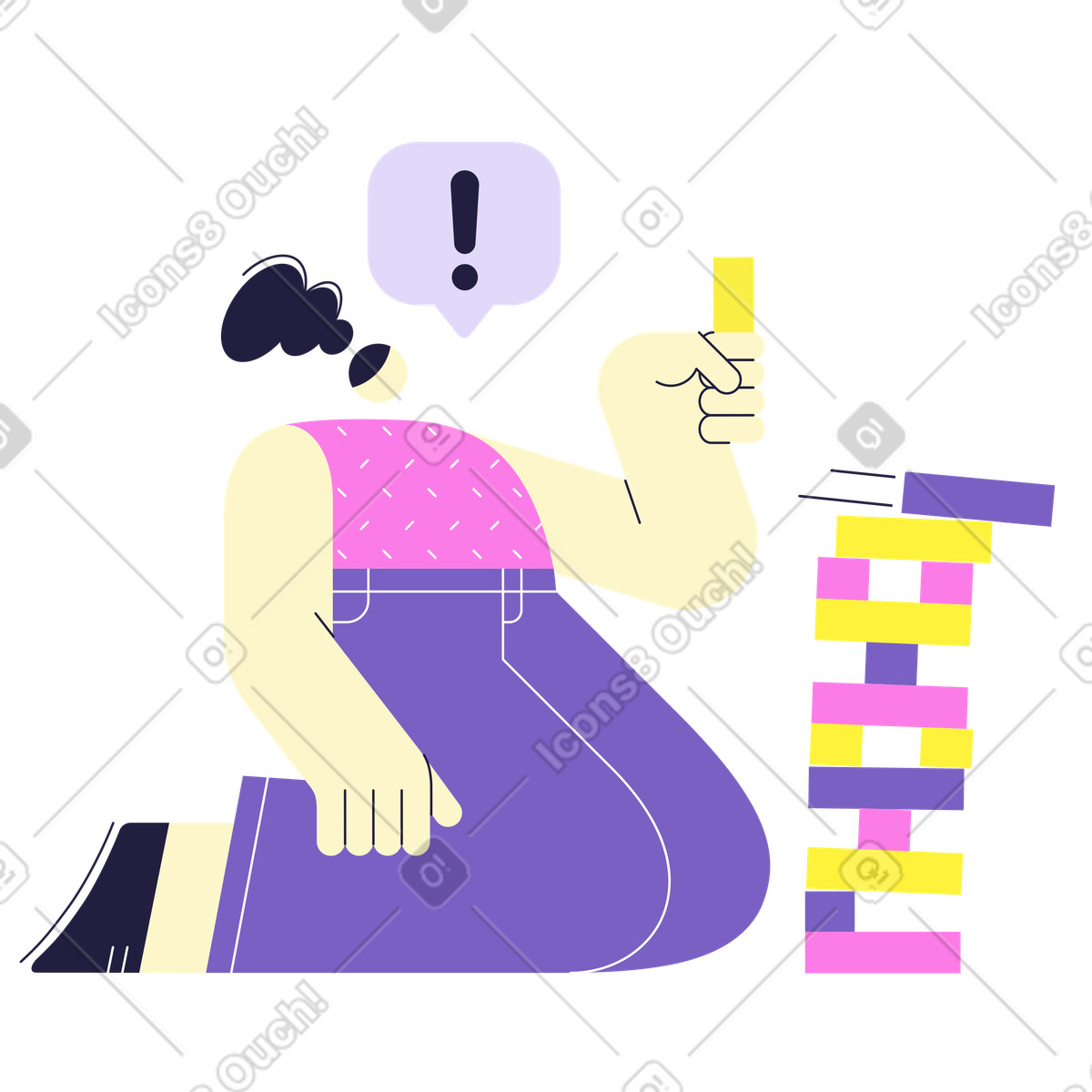 Иллюстрация За секунду до ... в PNG и SVG