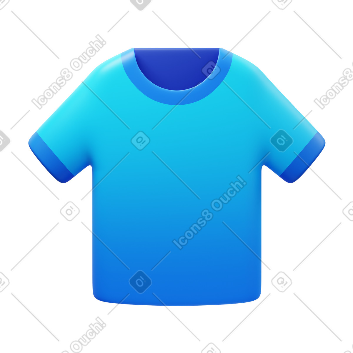 Clothes illustration in 3D Fluency style download in PNG, SVG