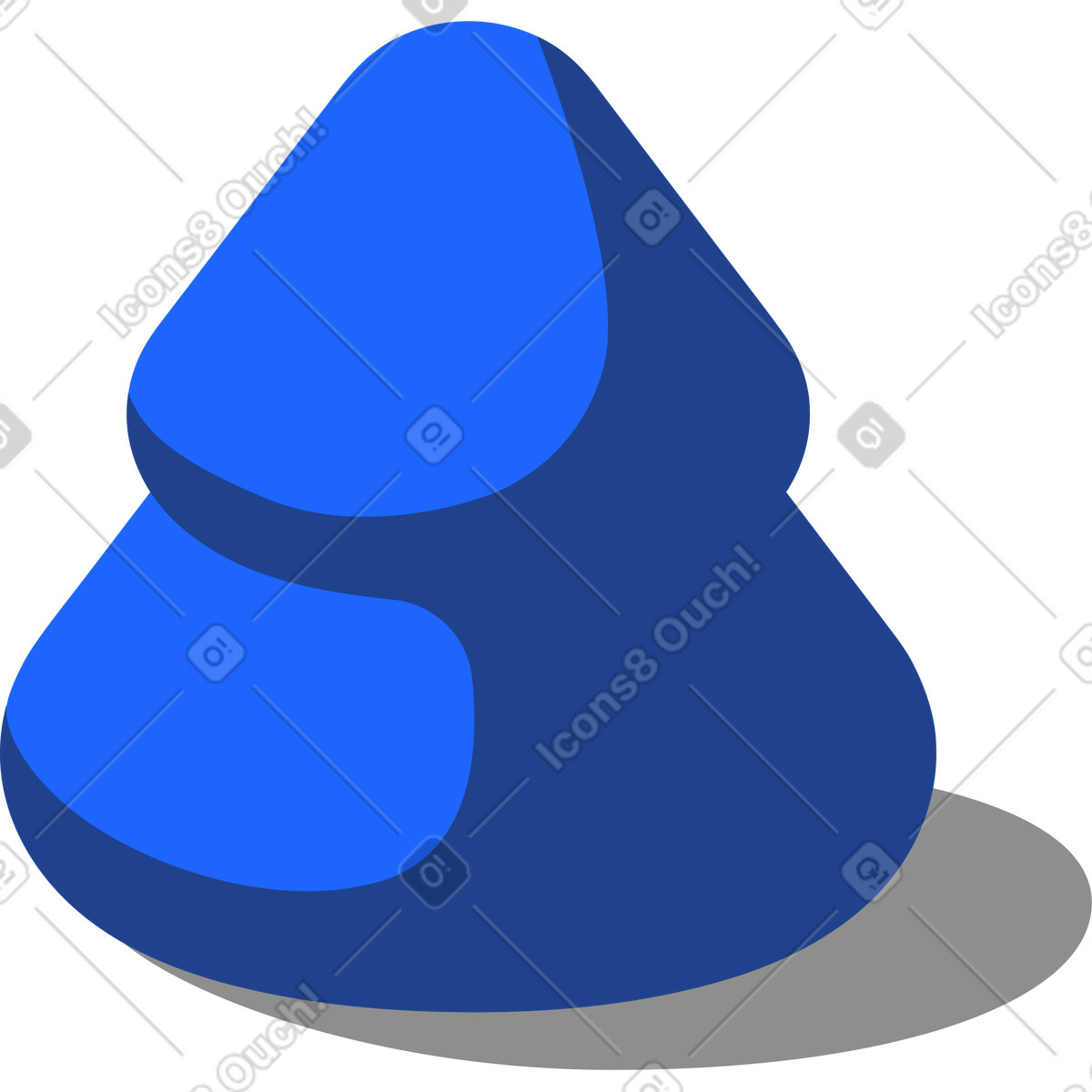 Tree illustration in Editorial style download in PNG, SVG