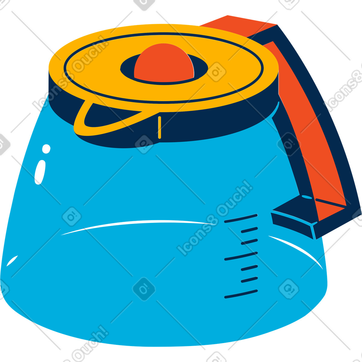 Illustration Machine à café dans le style Flame télécharger aux formats PNG, SVG