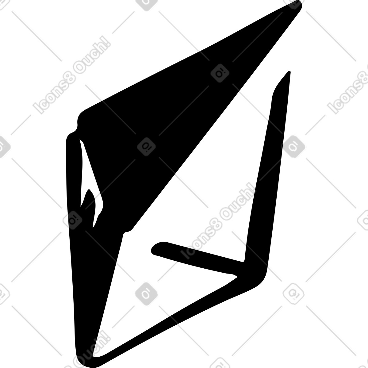 Ilustración Octaedro en estilo Line a descargar en PNG y SVG