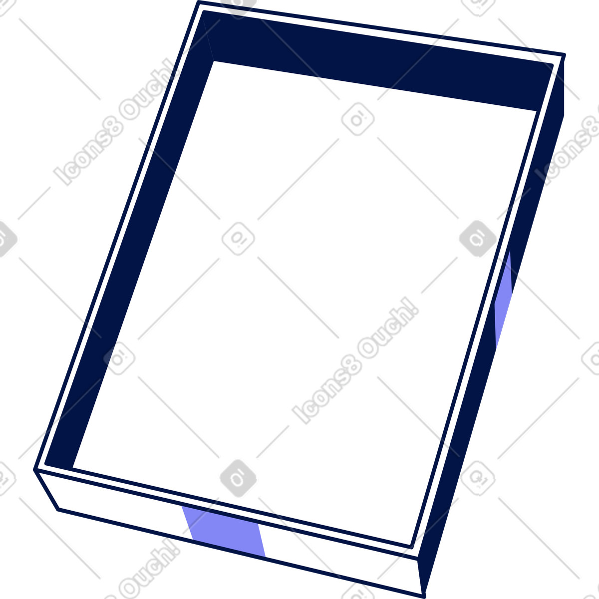 Glow スタイルの ボックスカバー のイラストをPNG、SVG形式でダウンロード