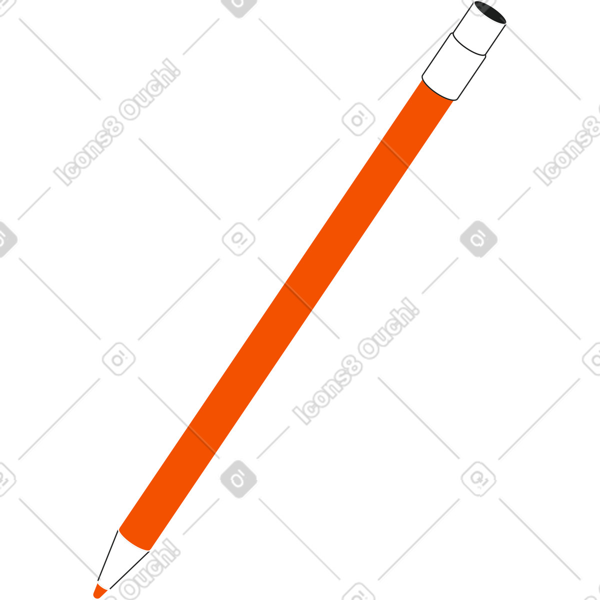 Illustration Crayon dans le style Strict à télécharger aux formats PNG, SVG