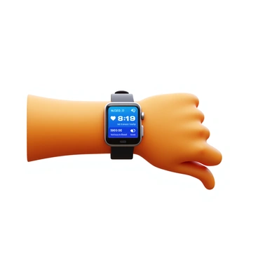 A person wearing a sleek smartwatch on their wrist. The smartwatch displays a vibrant screen showing a feedback loop of health metrics, including heart rate, calories burned, and steps taken. The individual, engaged in a fitness activity, appears focused and in motion. Their other hand is raised slightly, as if adjusting the watch or tapping the screen. The scene captures a dynamic moment, emphasizing the technology and its interactive features.