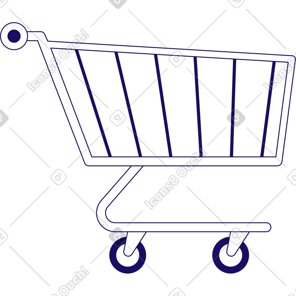Illustration Panier dans le style Bendy à télécharger aux formats PNG, SVG