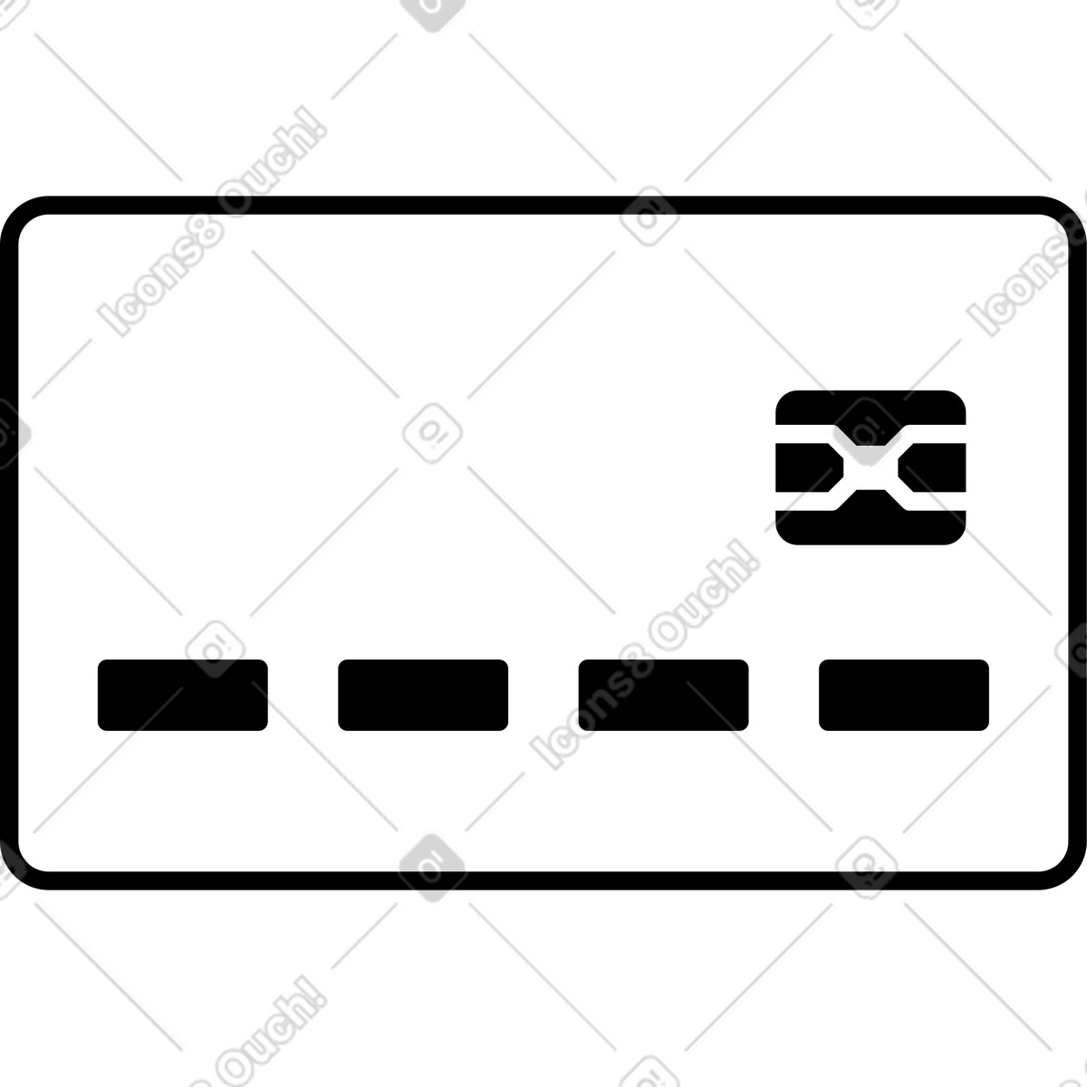 下载 Transistor 风格的 银行支付卡 插画，支持 PNG、SVG 格式
