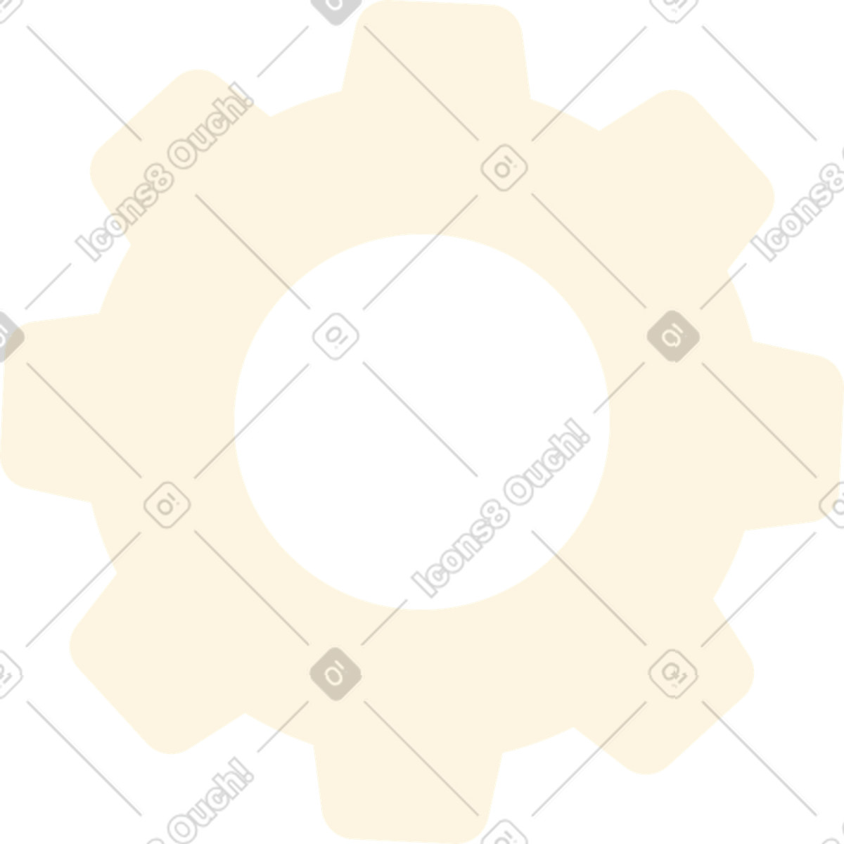 下载 Simplistic 风格的 齿轮 插画，支持 PNG、SVG 格式