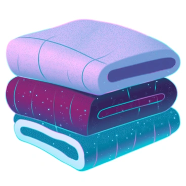 A close-up of soft, luxurious fabrics layered together, inviting the viewer to touch and feel.