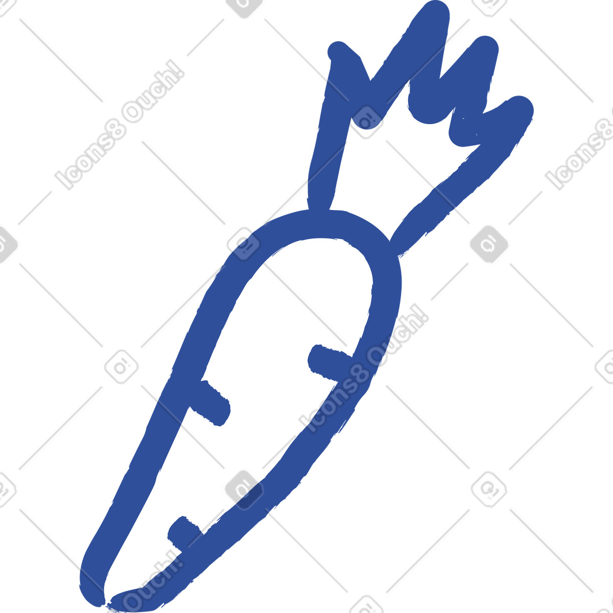 Lime スタイルの にんじん のイラストをPNG、SVG形式でダウンロード