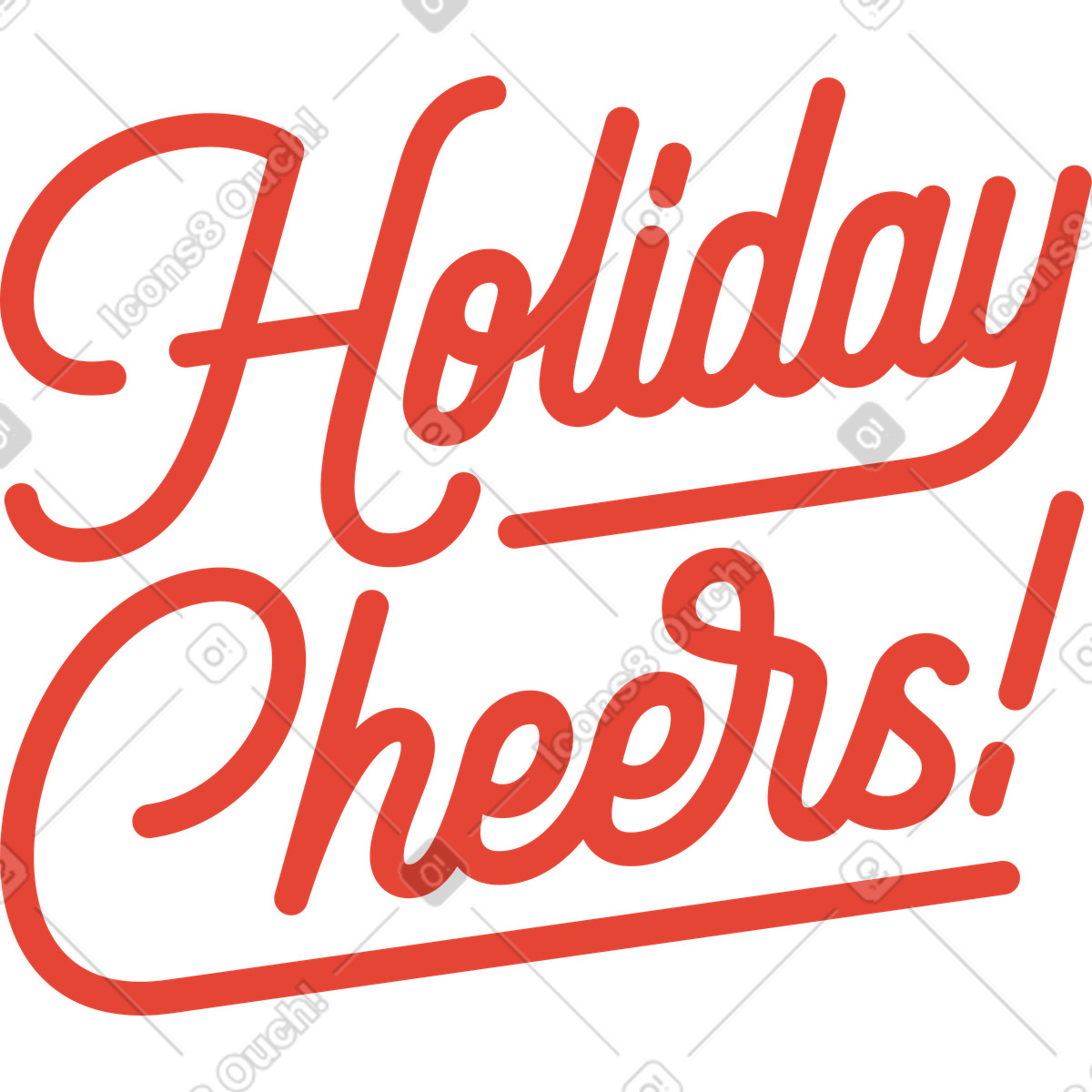 Scritte auguri di vacanza! testo illustrazione in stile Social scarica in PNG, SVG