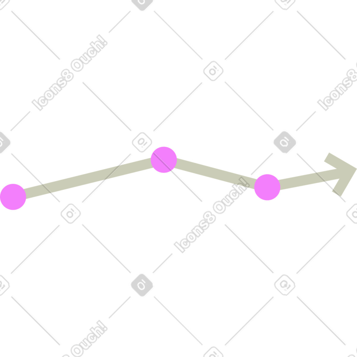 Arrow illustration in Cubes style download in PNG, SVG