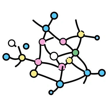 A network of neuron connections with various colors, illustrating the intricate pathways of neural activity. The neurons are depicted with bulbous cell bodies and elongated axons, creating a vibrant pattern. Each connection glows in bright shades such as blue, red, yellow, and green, intertwining and branching out in a complex design. The overall composition showcases the dynamism and complexity of neural networks.