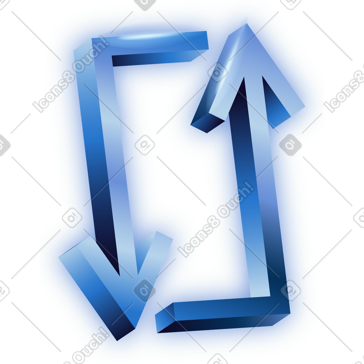 下载 Dimension 风格的 Refresh sign 插画，支持 PNG、SVG 格式