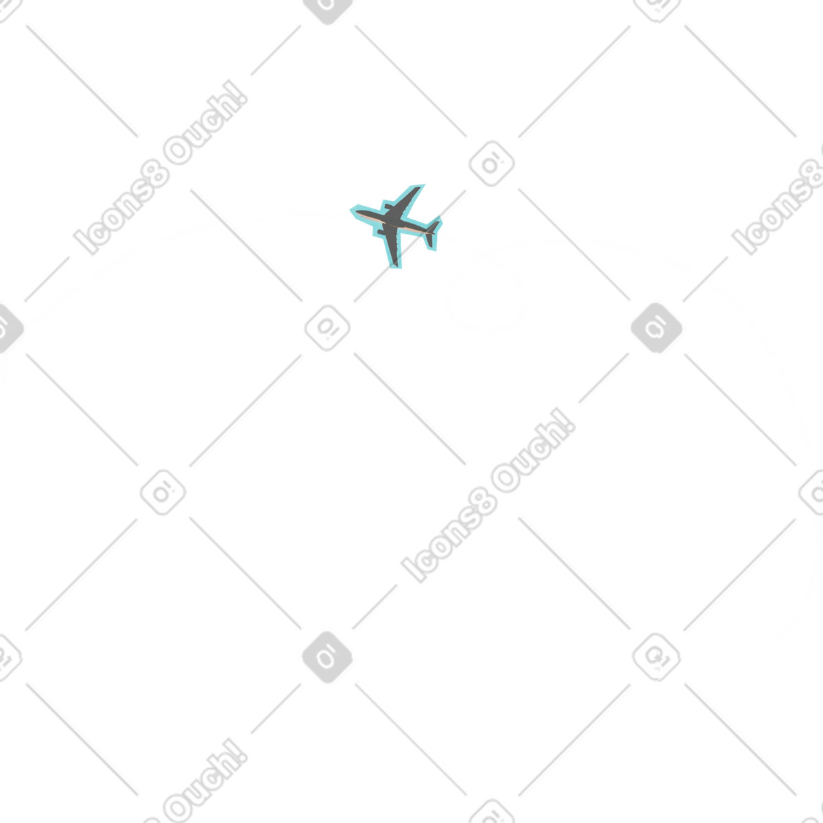 下载 Paper Cut 风格的 Plane 插画，支持 PNG、SVG 格式