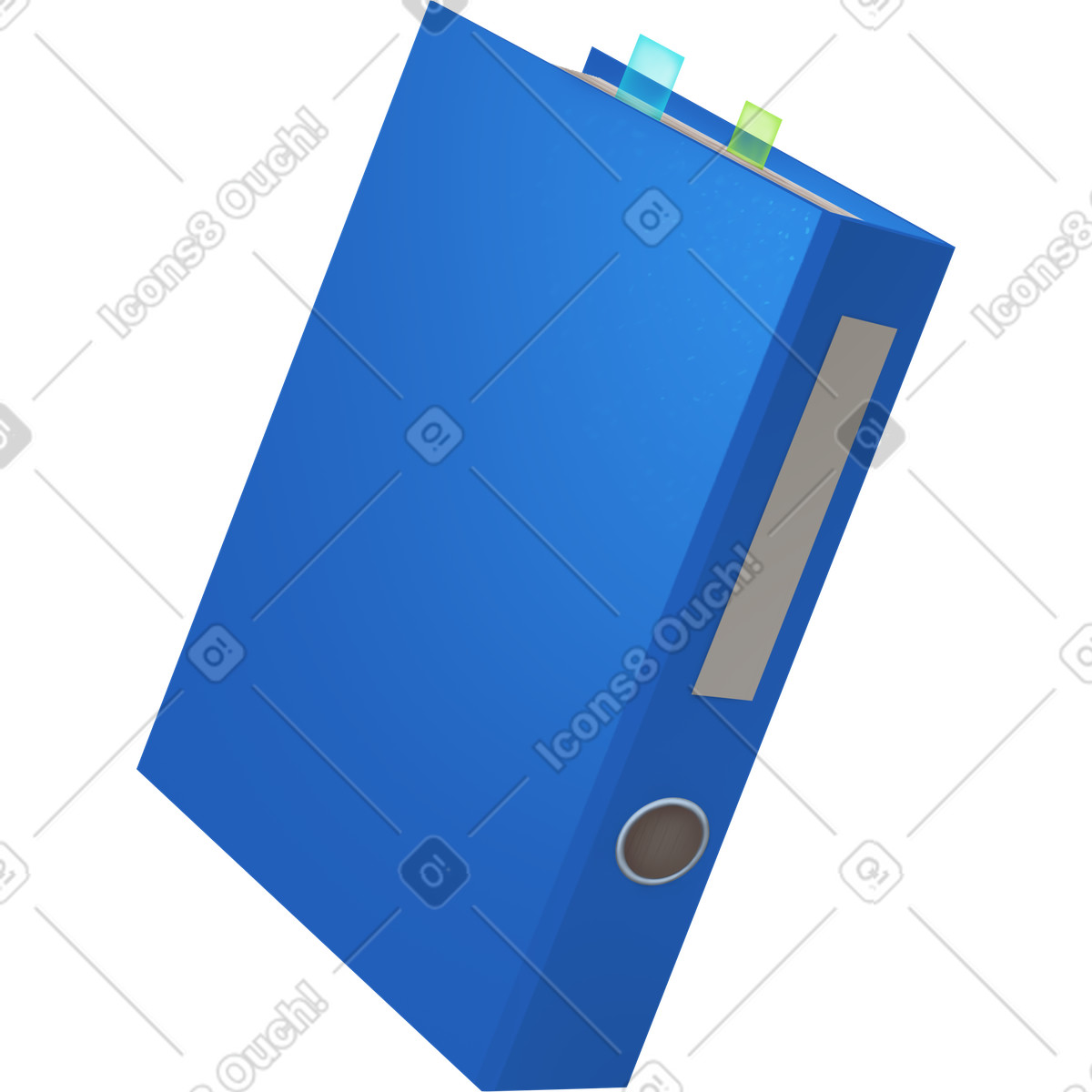 Business file folder illustration in Props style download in PNG, SVG