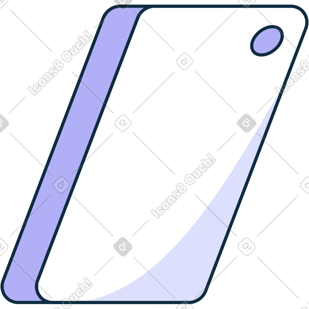 Mobile phone with camera illustration in Bubble gum style download in PNG, SVG