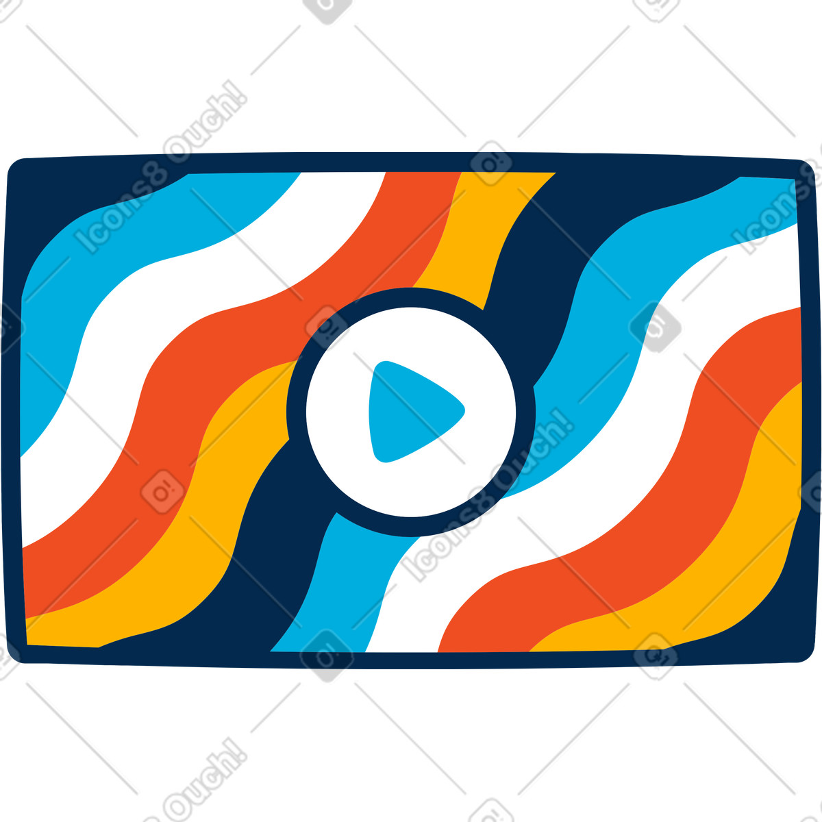 Screen illustration clipart in PNG, SVG, and GIF showcasing digital displays