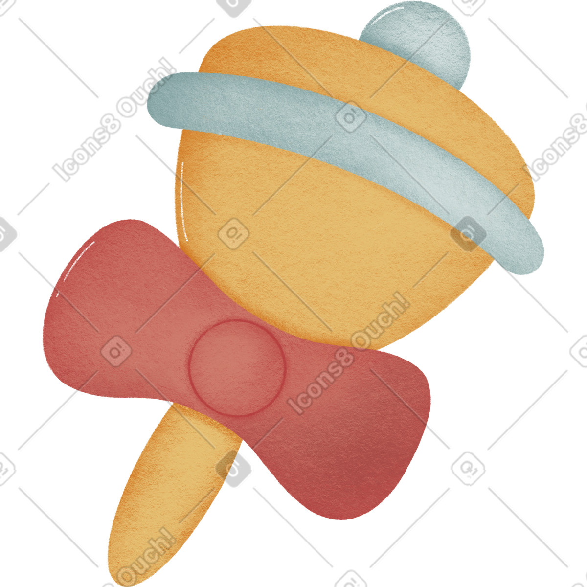 下载 Woolly 风格的 钟 插画，支持 PNG、SVG 格式