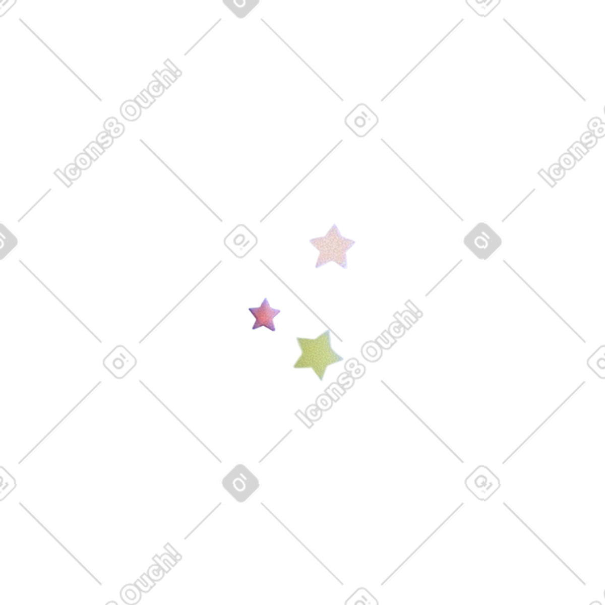 Stelle illustrazione in stile Grainy scarica in PNG, SVG