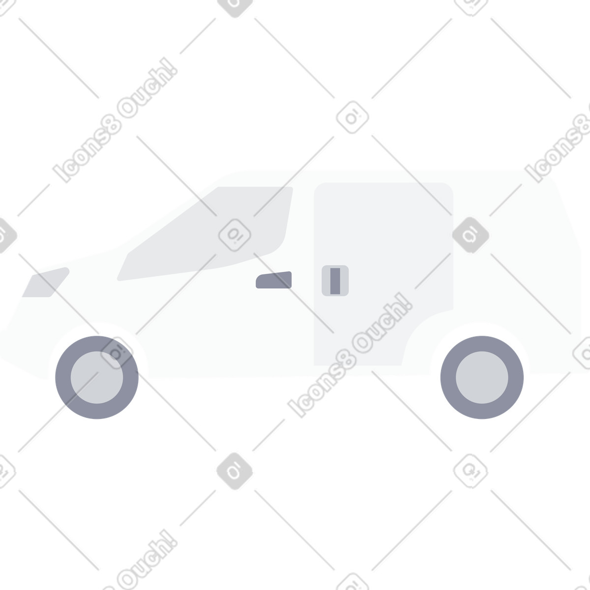 Ilustração de Carro van em no estilo Urban para baixar em PNG, SVG