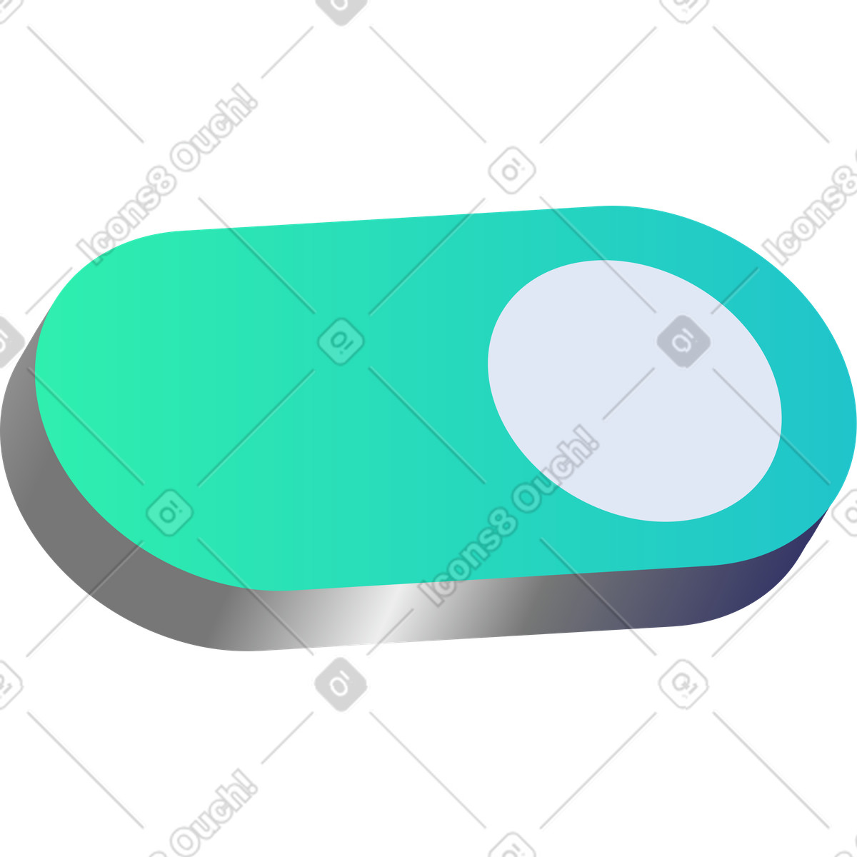 Button illustration in Lucent style download in PNG, SVG