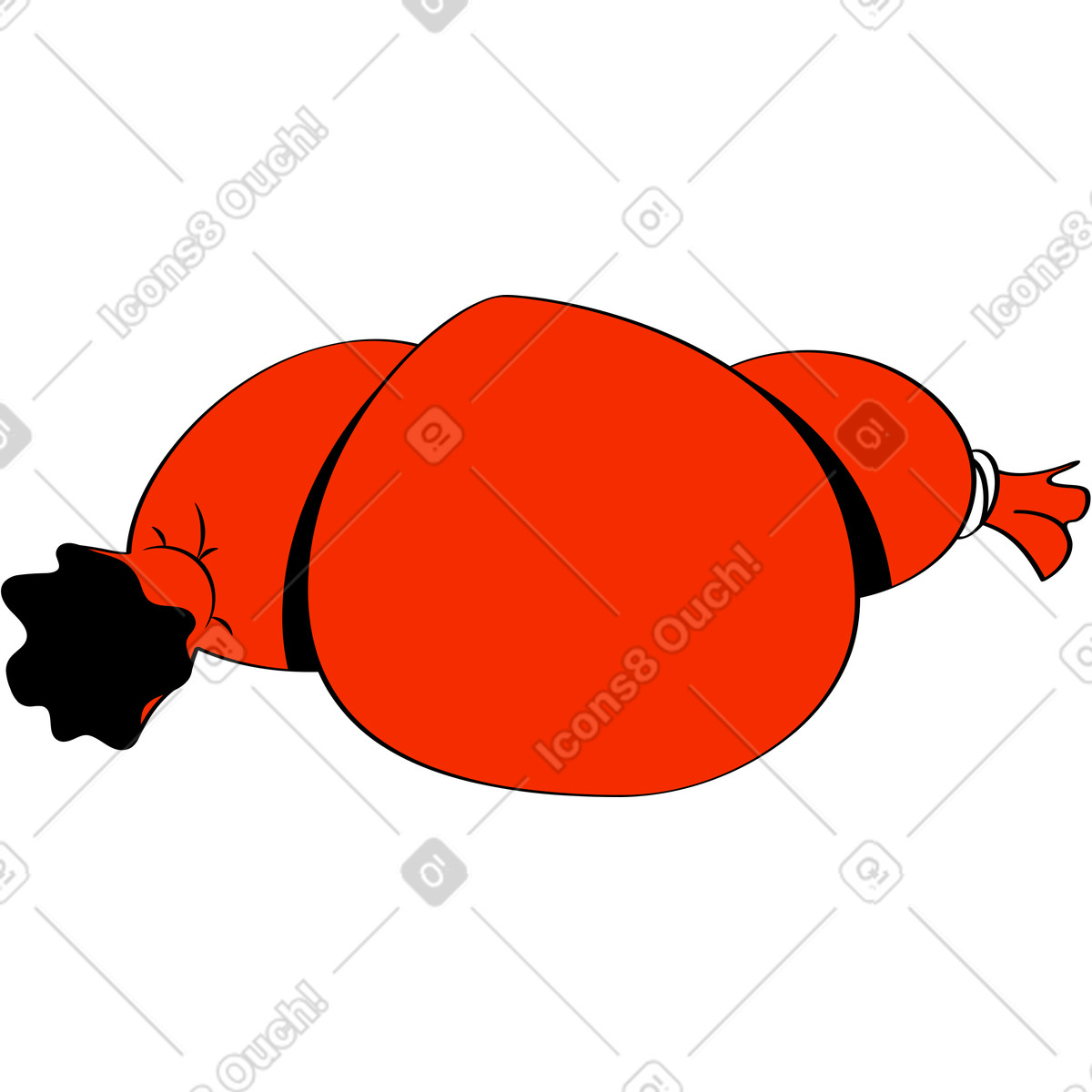 Illustration animée Sacs dans le style Looney à télécharger aux formats GIF, Lottie (JSON), AE