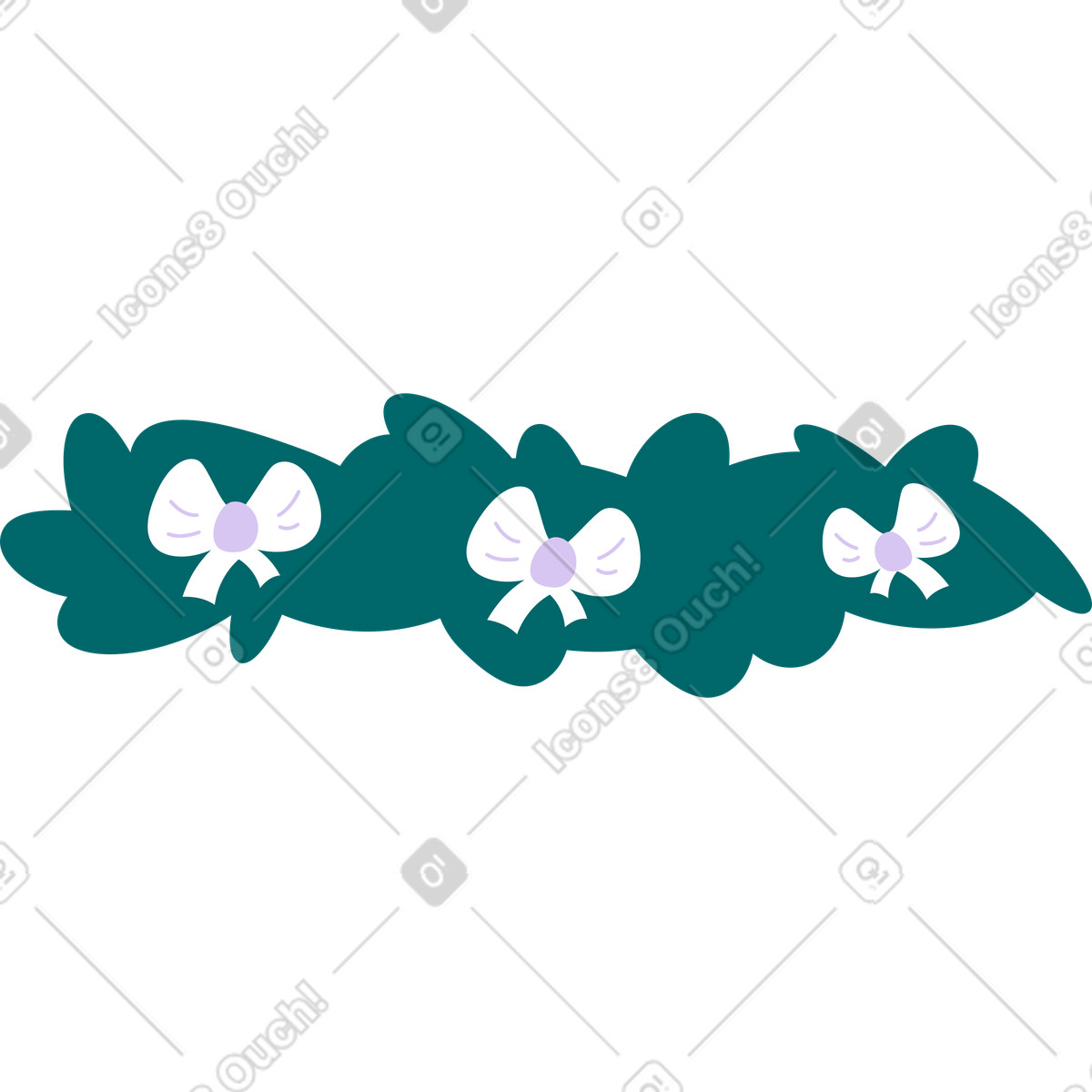 Ilustração de Decoração lareira natal em no estilo Sammy Line para baixar em PNG, SVG