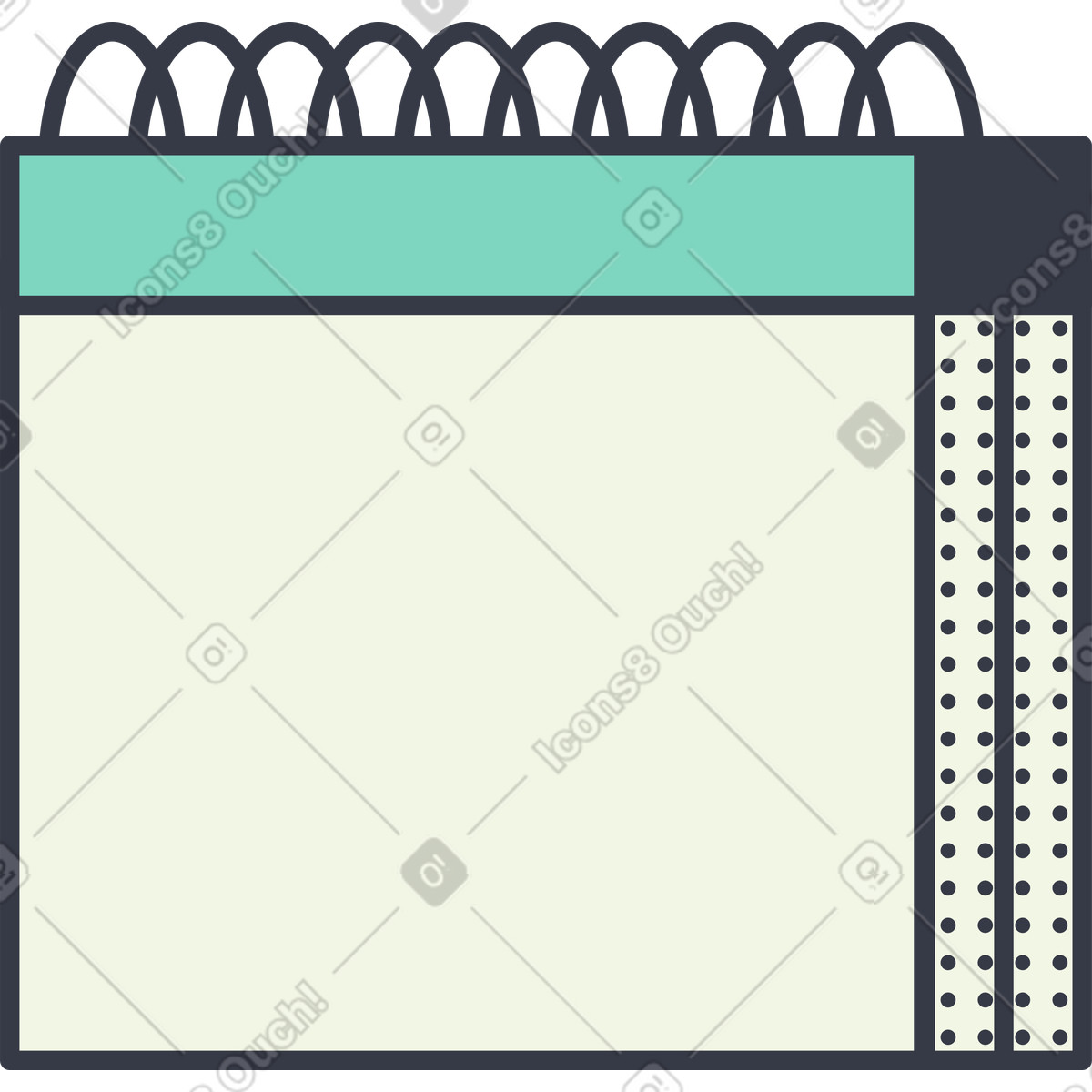 Иллюстрация Календарь в стиле Abstract — скачать в форматах PNG, SVG