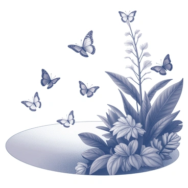A variety of butterflies are fluttering gracefully near the edge of the Amazon River. The scene captures several species of butterflies with different shapes and sizes, each exhibiting intricate patterns. The riverbank is lush with diverse foliage, showcasing large leaves and tropical plants surrounding the butterflies. The surface of the river reflects the surrounding greenery, creating a harmonious natural environment. The composition illustrates the dynamic movement of the butterflies as they interact with the vibrant landscape.