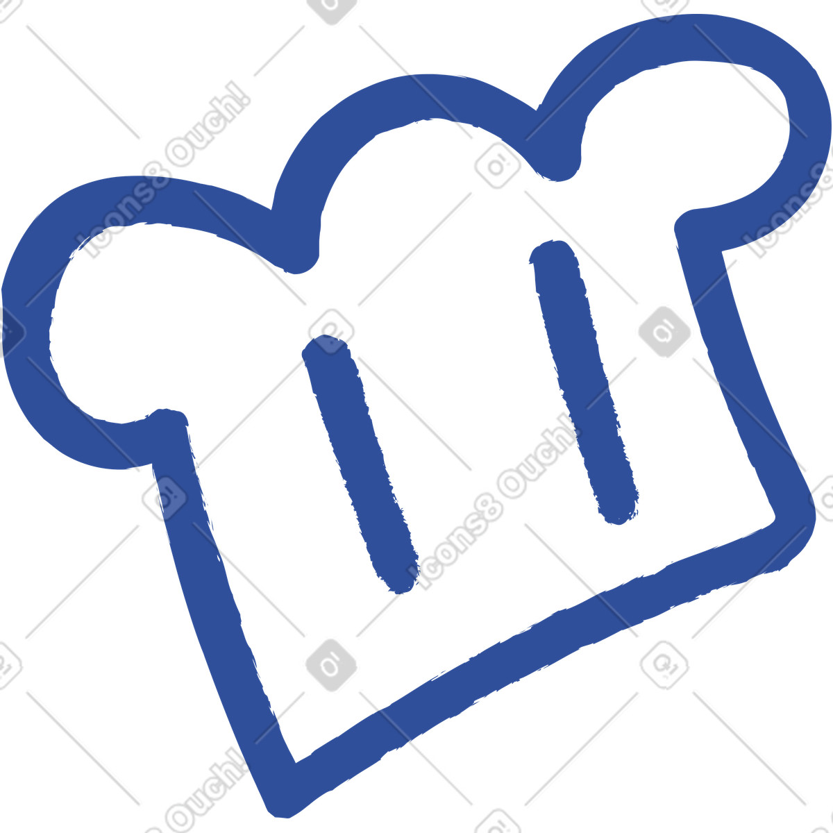 Toque illustration in Lime style download in PNG, SVG