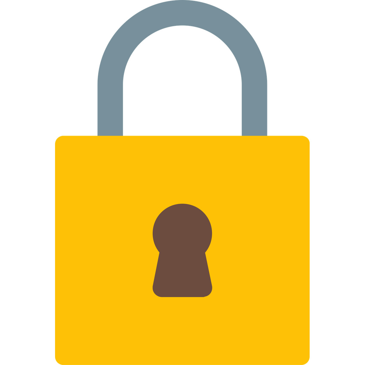 Ilustração de Lock locked em no estilo Fogg para baixar em PNG, SVG