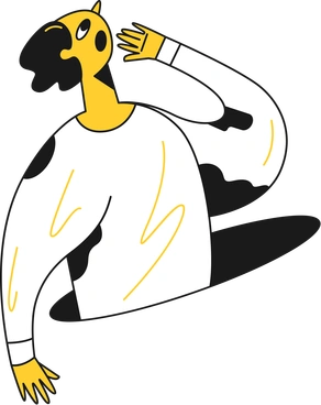 Man surprised PNG, SVG