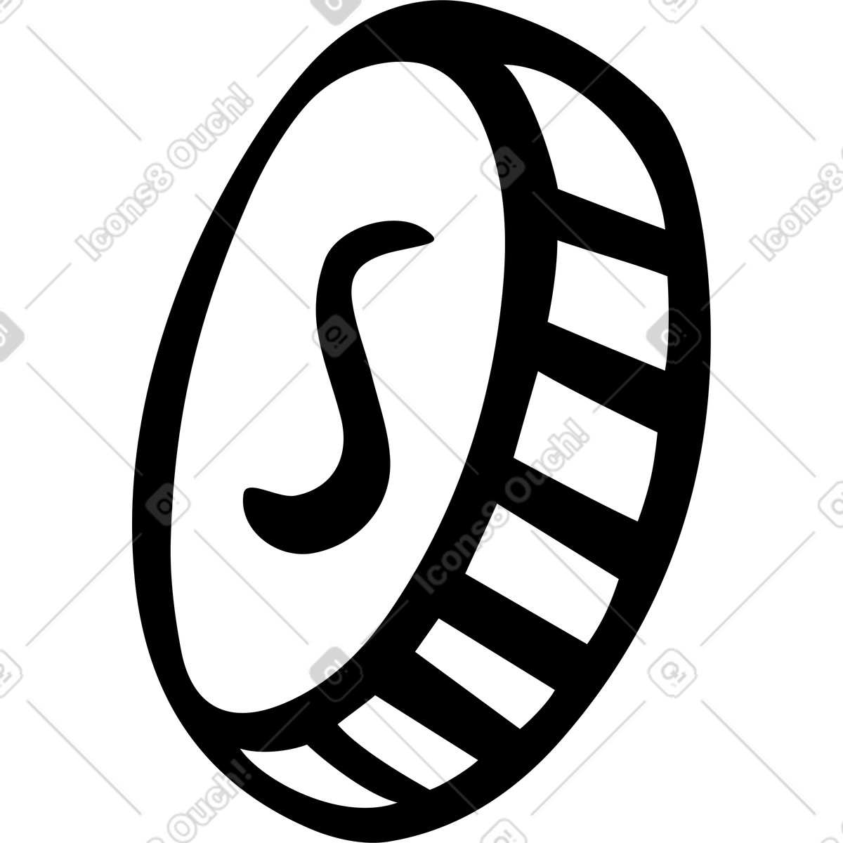 Coin illustration in PNG, SVG