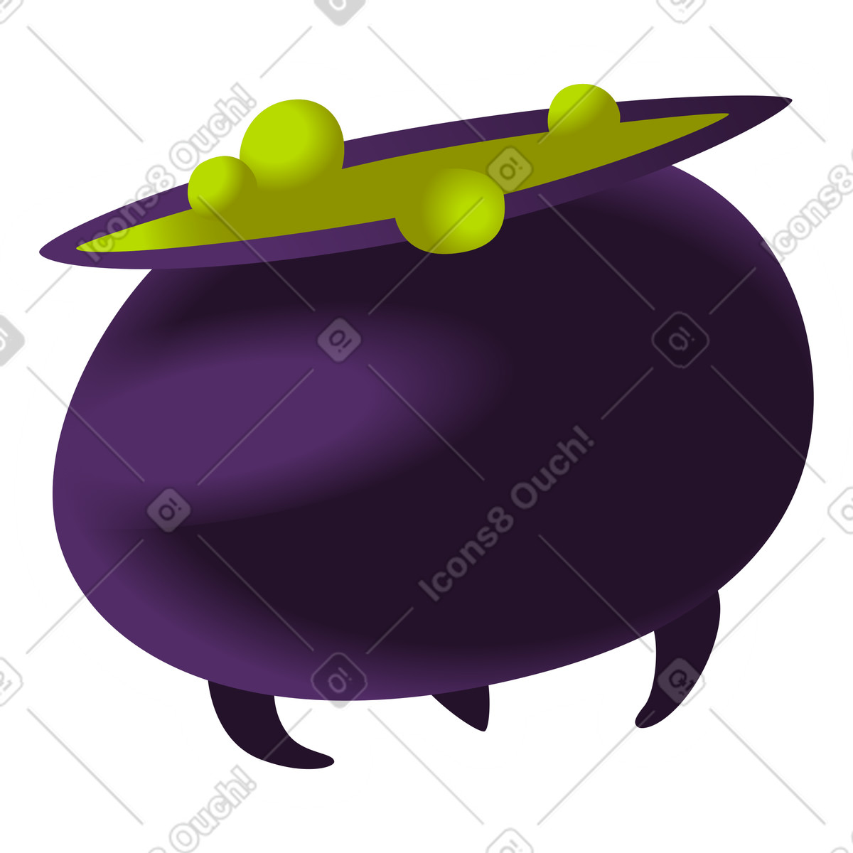 Ilustração de Adesivo de caldeirão em PNG e SVG
