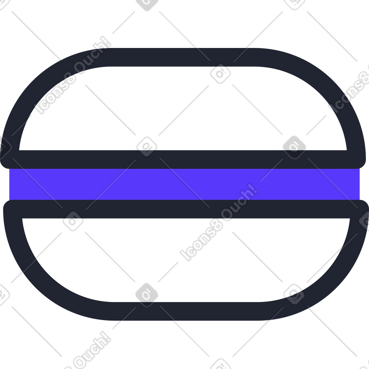 Illustration Macaron dans le style Pablita à télécharger aux formats PNG, SVG