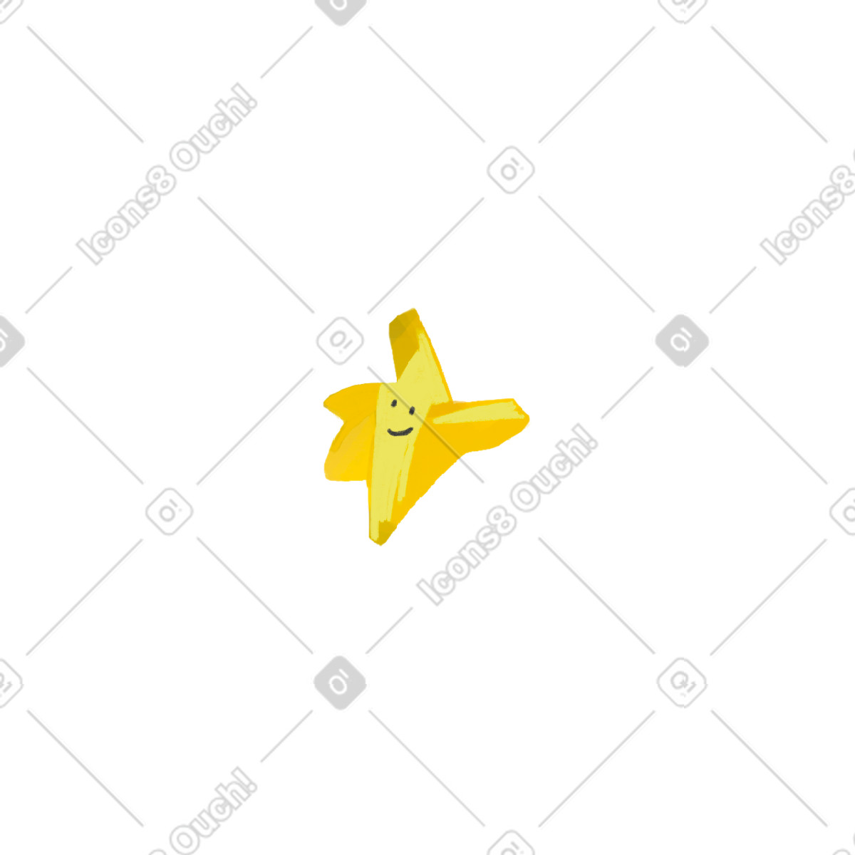 Illustration Étoile dans le style Atomic à télécharger aux formats PNG, SVG