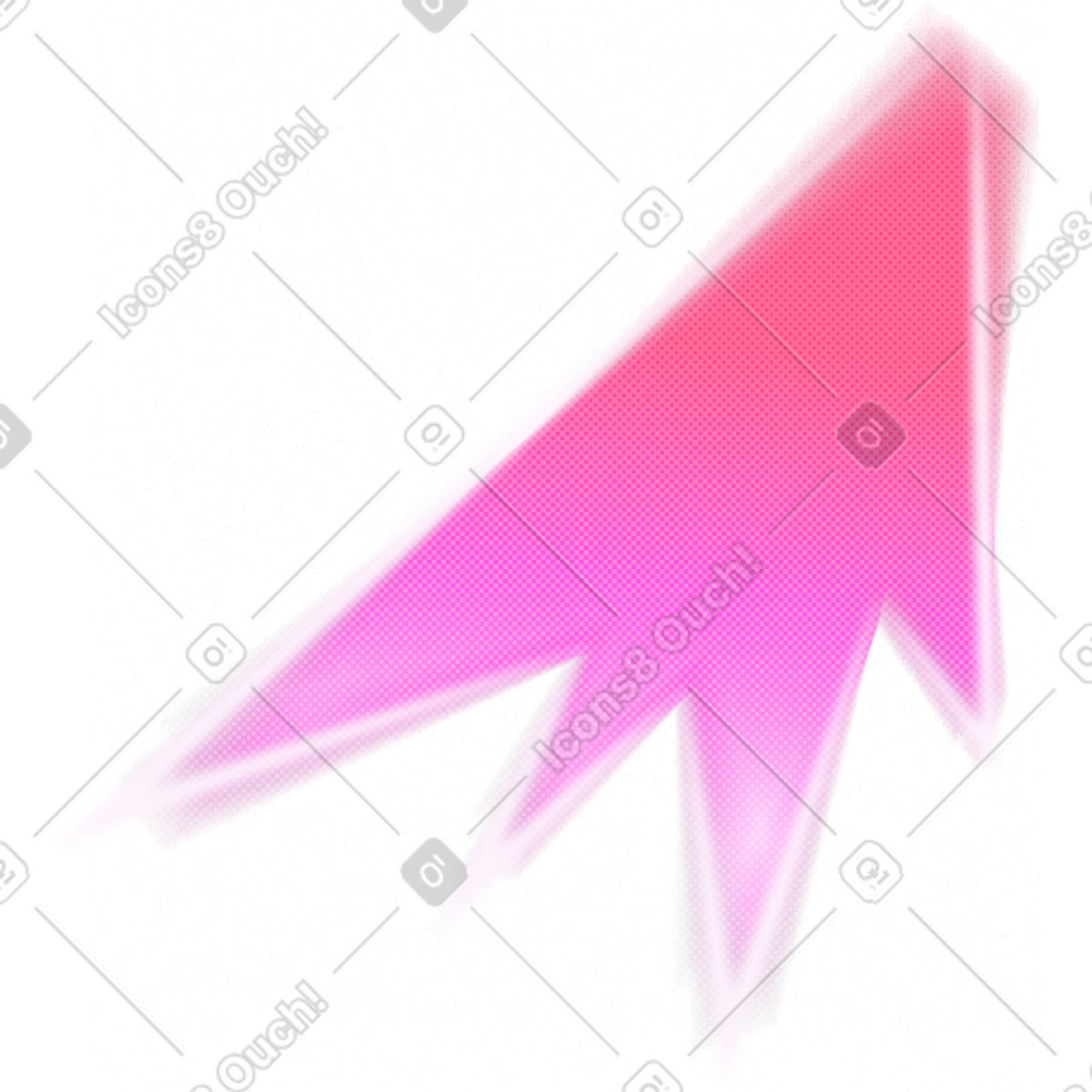 Pink flash for motion design illustration in Burst style download in PNG, SVG