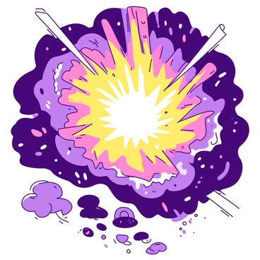A burst of light symbolizing the moment of creation in the universe