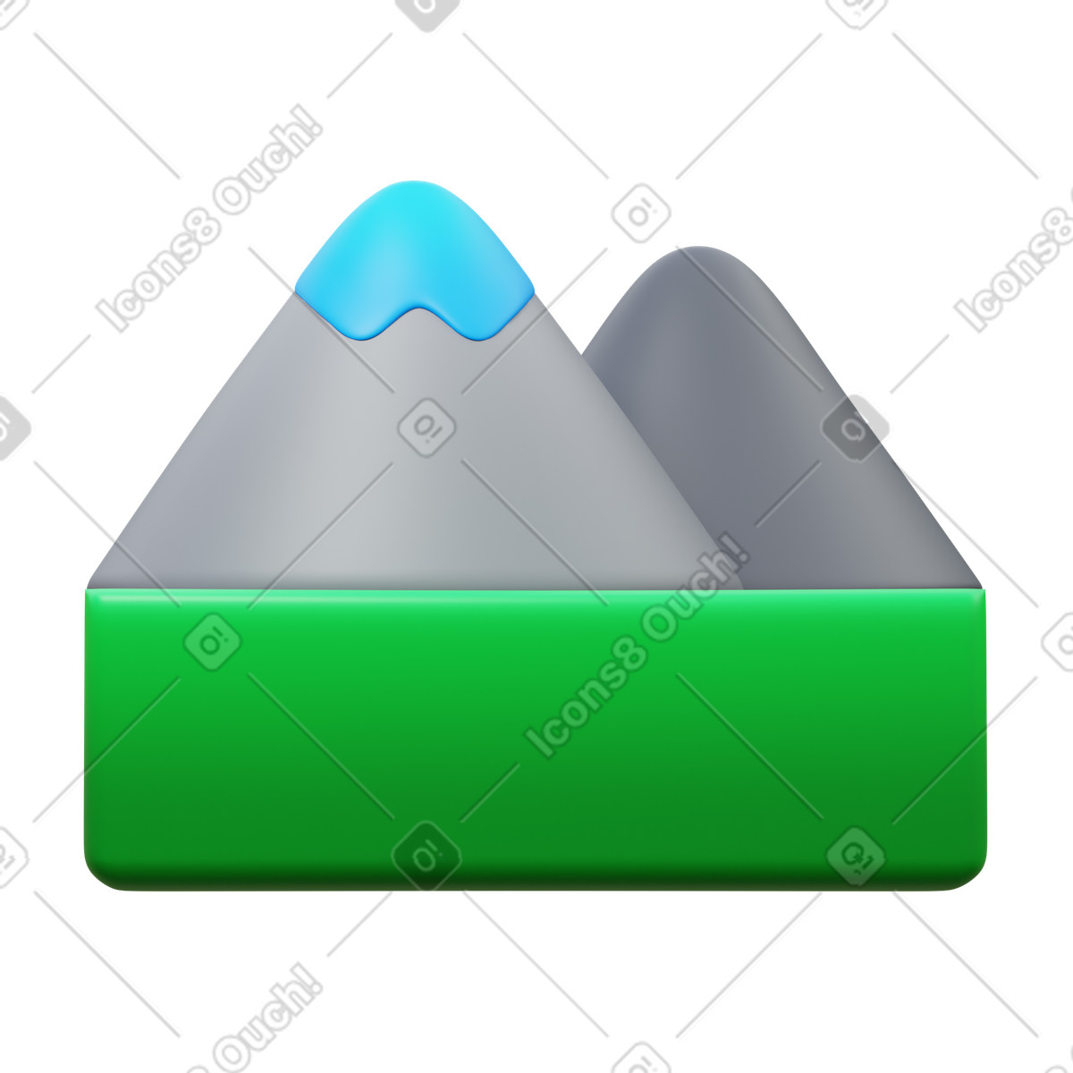下载 3D Fluency 风格的 Alps 插画，支持 PNG、SVG 格式