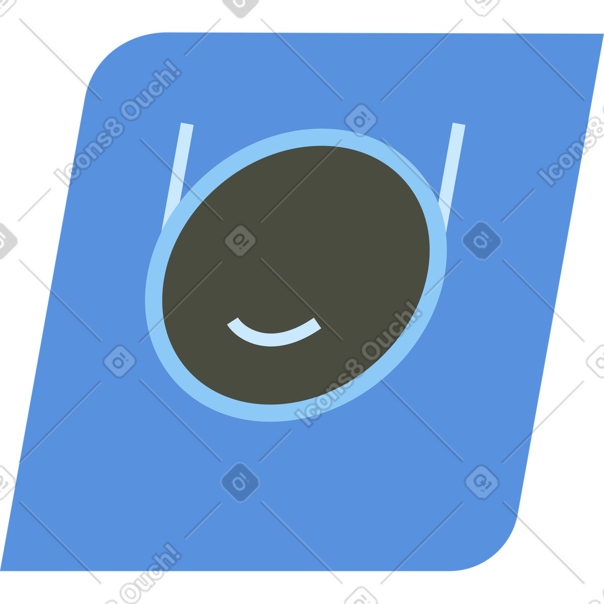 Ilustración Avatar de chatbot en estilo Vector a descargar en PNG y SVG