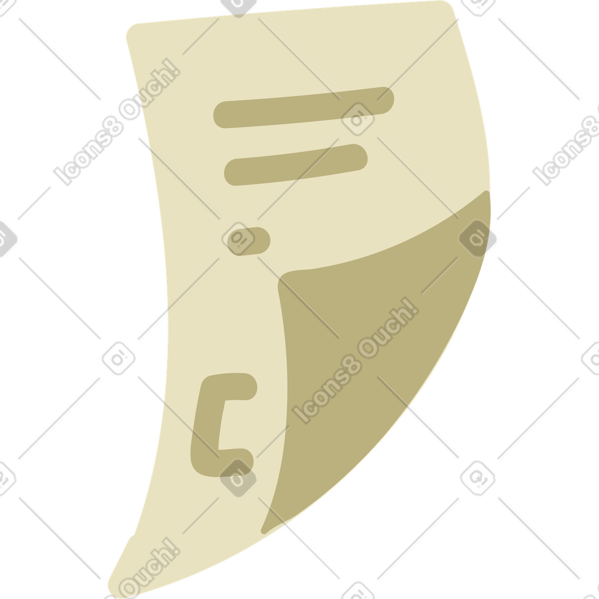 Documento illustrazione in stile Arabica scarica in PNG, SVG