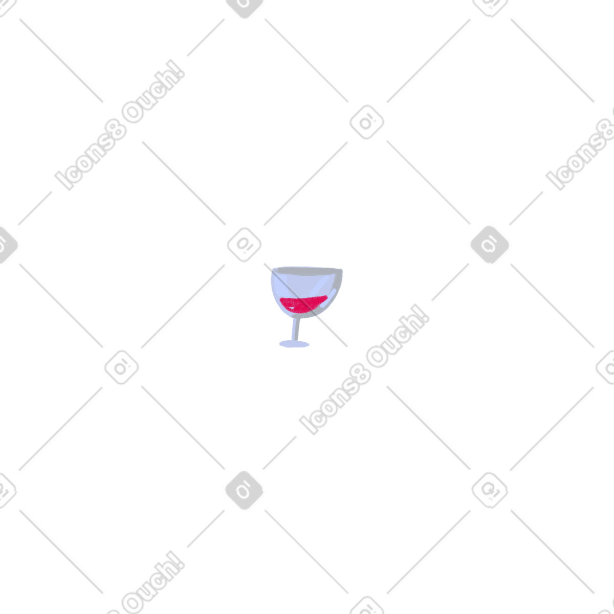Illustration Verre dans le style Atomic à télécharger aux formats PNG, SVG