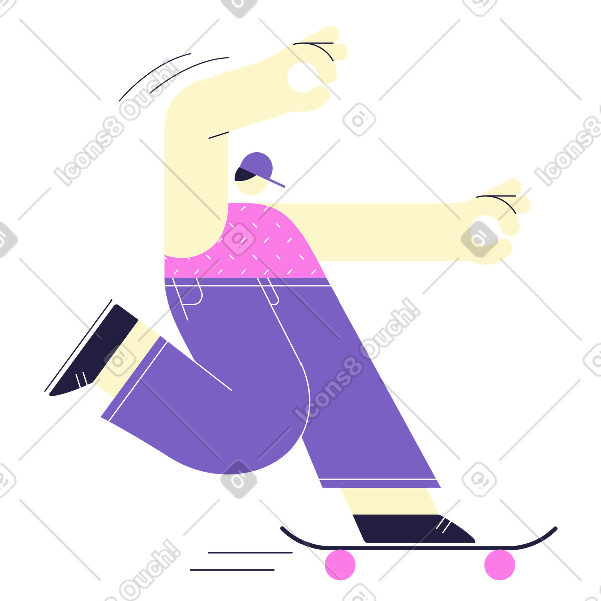 Иллюстрация Новое движение! в PNG и SVG