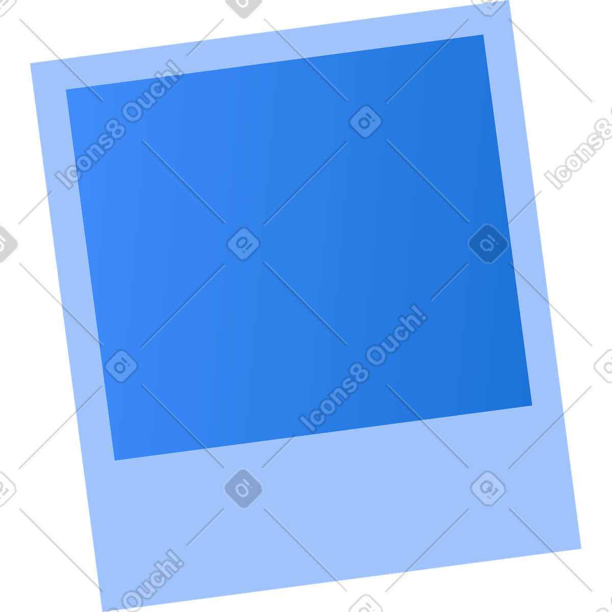 Clip スタイルの Blank photo のイラストをPNG、SVG形式でダウンロード