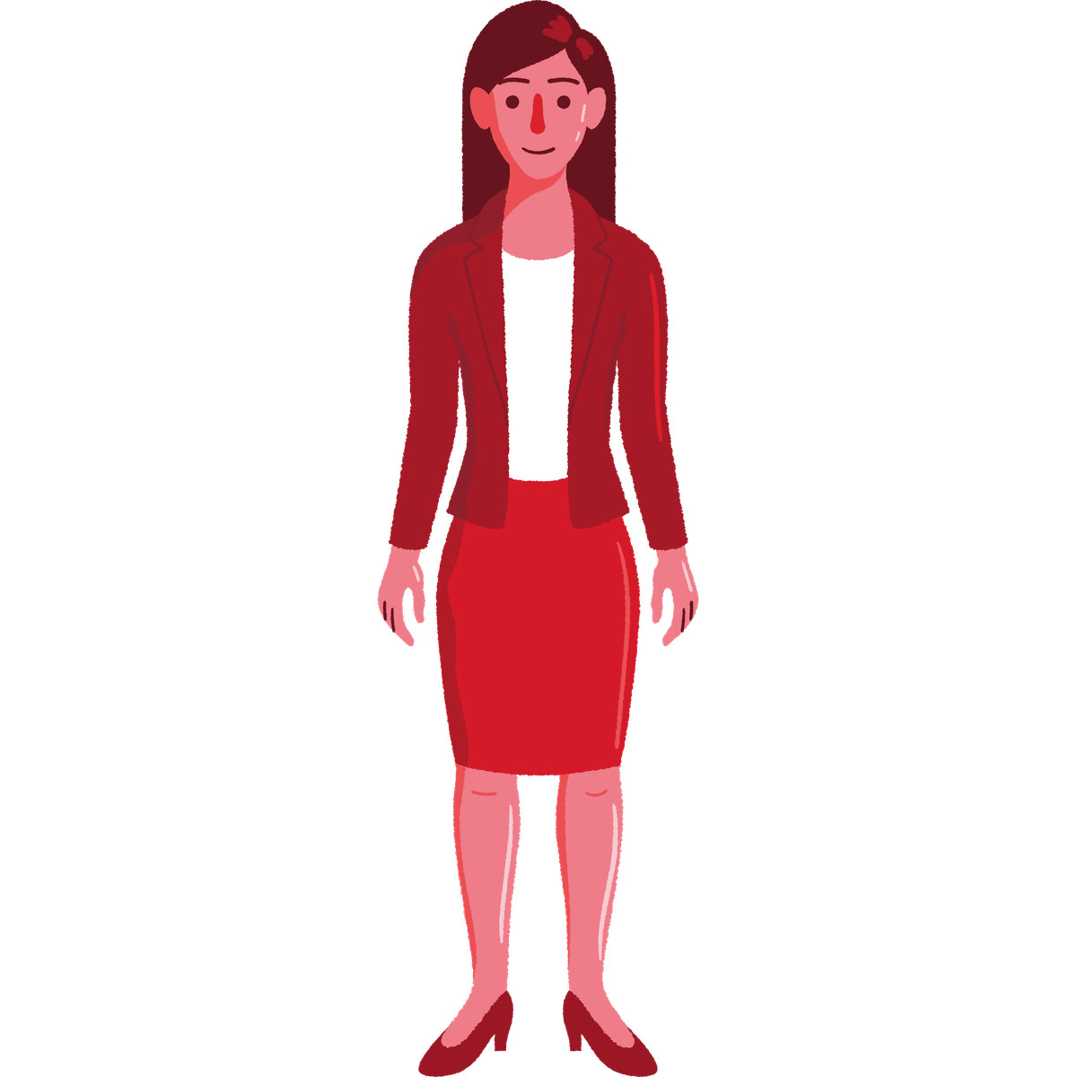 Ilustração de Woman em no estilo Cherry para baixar em PNG, SVG