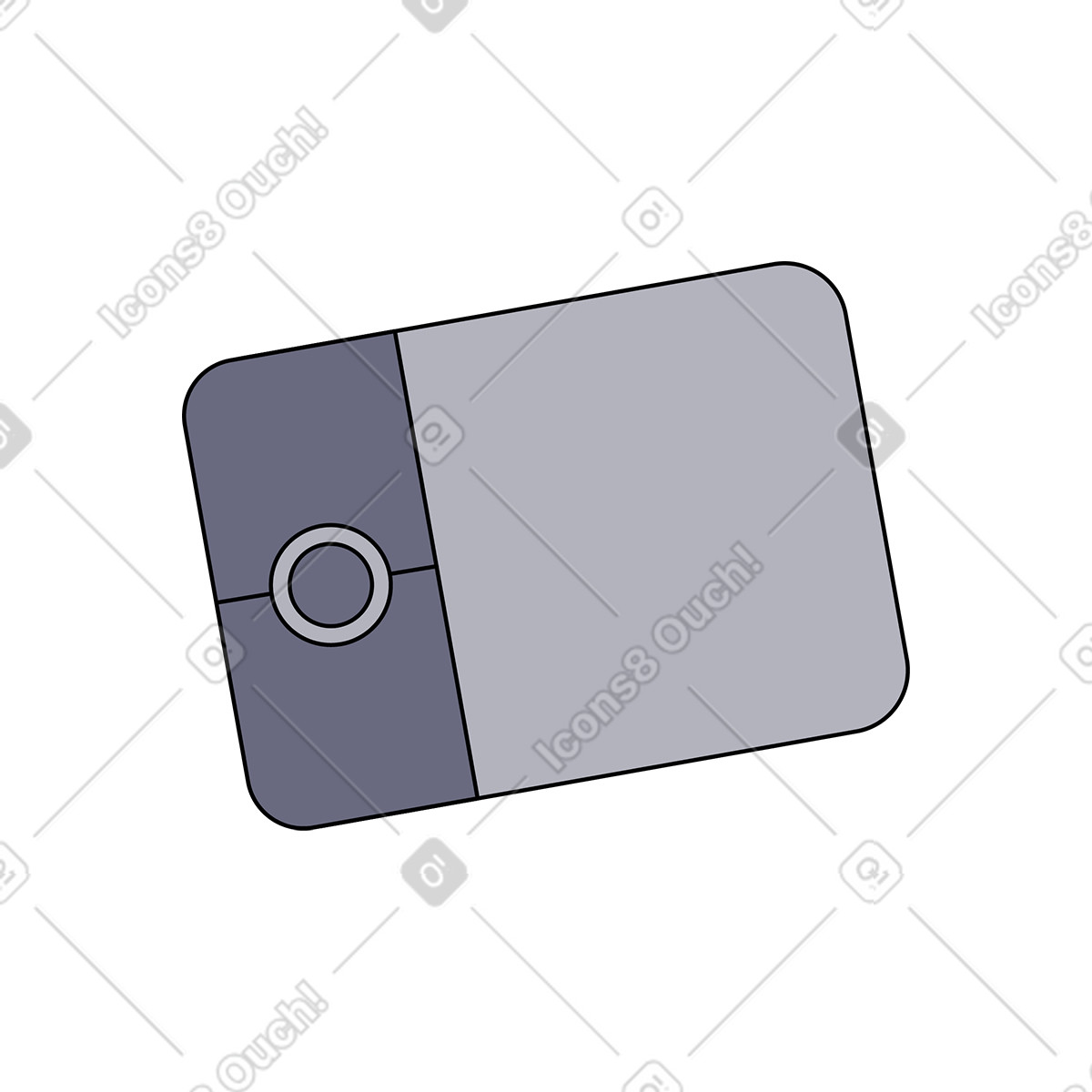 Ilustración Tableta gráfica en estilo Pop a descargar en PNG y SVG