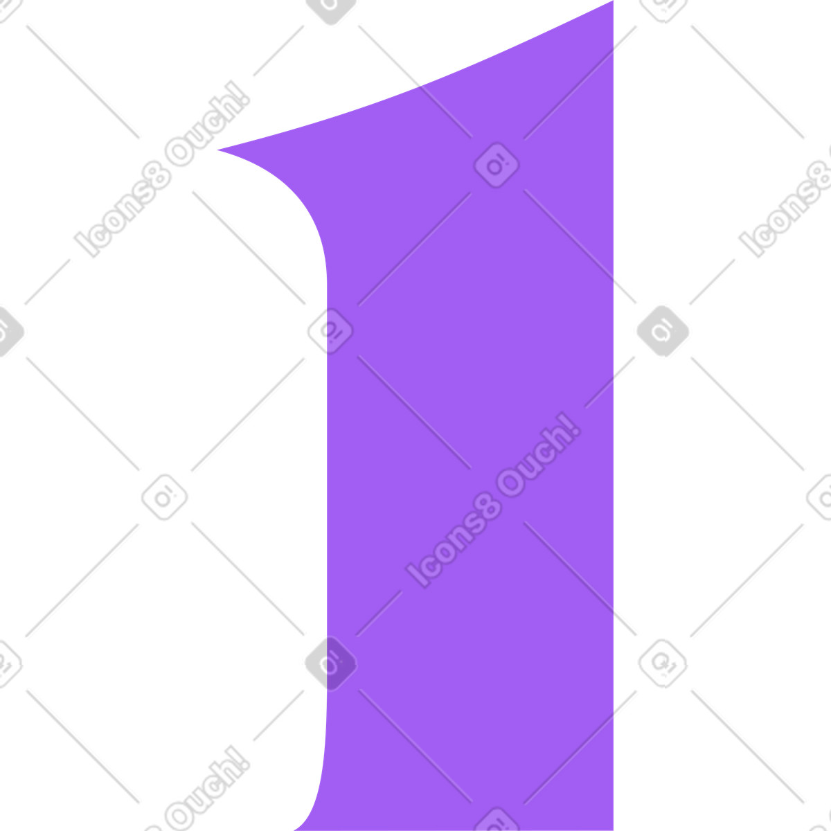 Nummer-Illustration im Florid-Stil als Download in PNG, SVG