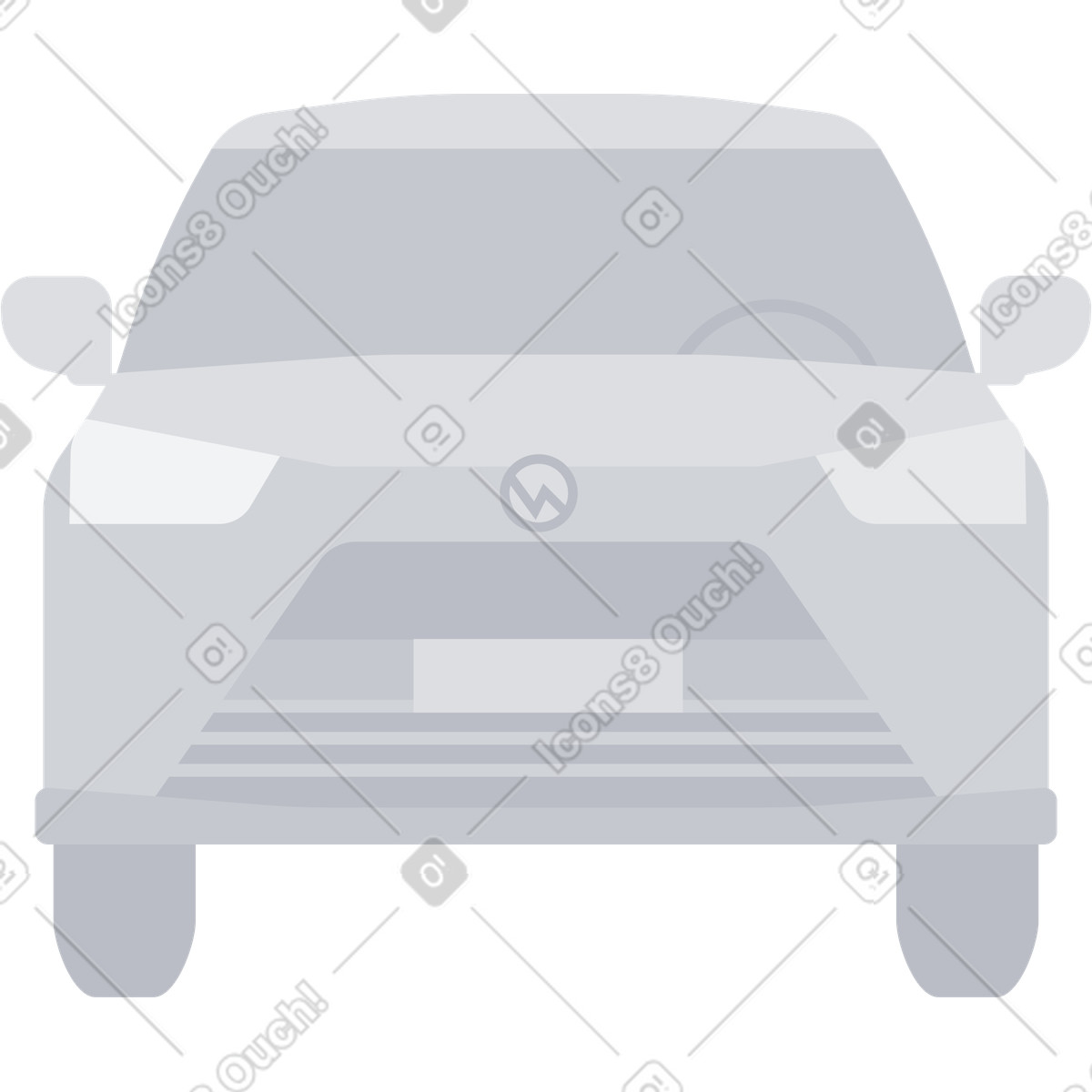 Autovettura illustrazione in stile Urban scarica in PNG, SVG