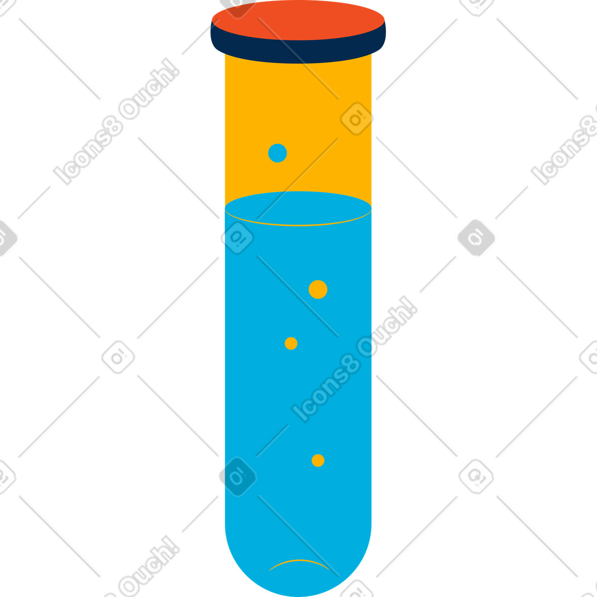 Ilustración Matraz en estilo Flame a descargar en PNG y SVG